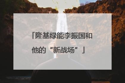 隆基绿能李振国和他的“新战场”
