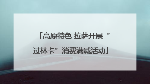 高原特色 拉萨开展“过林卡”消费满减活动