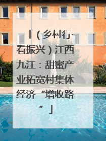（乡村行·看振兴）江西九江：甜蜜产业拓宽村集体经济“增收路”
