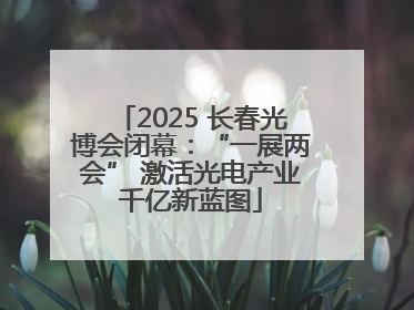 2025 长春光博会闭幕：“一展两会” 激活光电产业千亿新蓝图