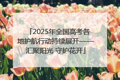 2025年全国高考各地护航行动持续展开——汇聚阳光 守护花开