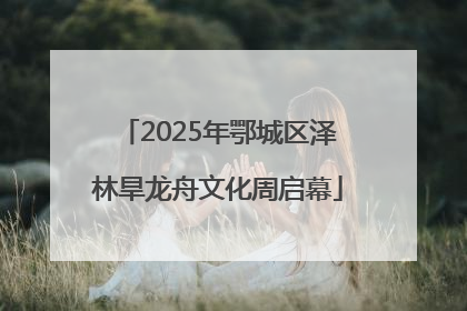 2025年鄂城区泽林旱龙舟文化周启幕