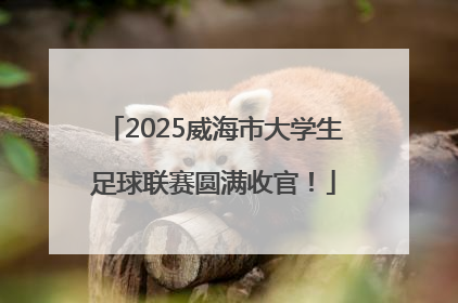 2025威海市大学生足球联赛圆满收官！
