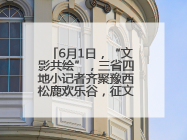 6月1日，“文影共绘”，三省四地小记者齐聚豫西松鹿欢乐谷，征文暨短视频大赛精彩启幕！